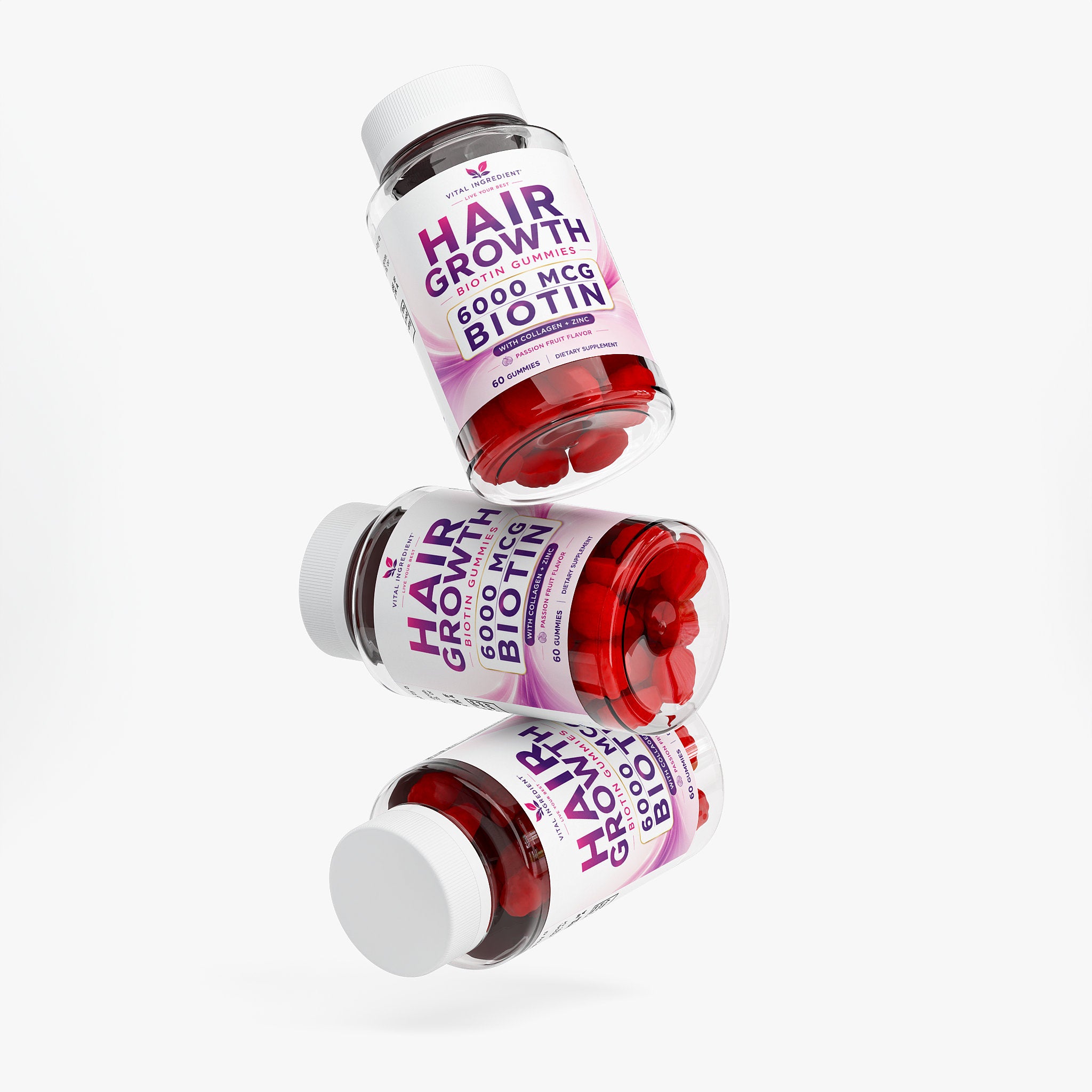 Hair, Skin & Nails Gummies | Biotin, Collagen & 10+ Vitamins | Beauty from Within