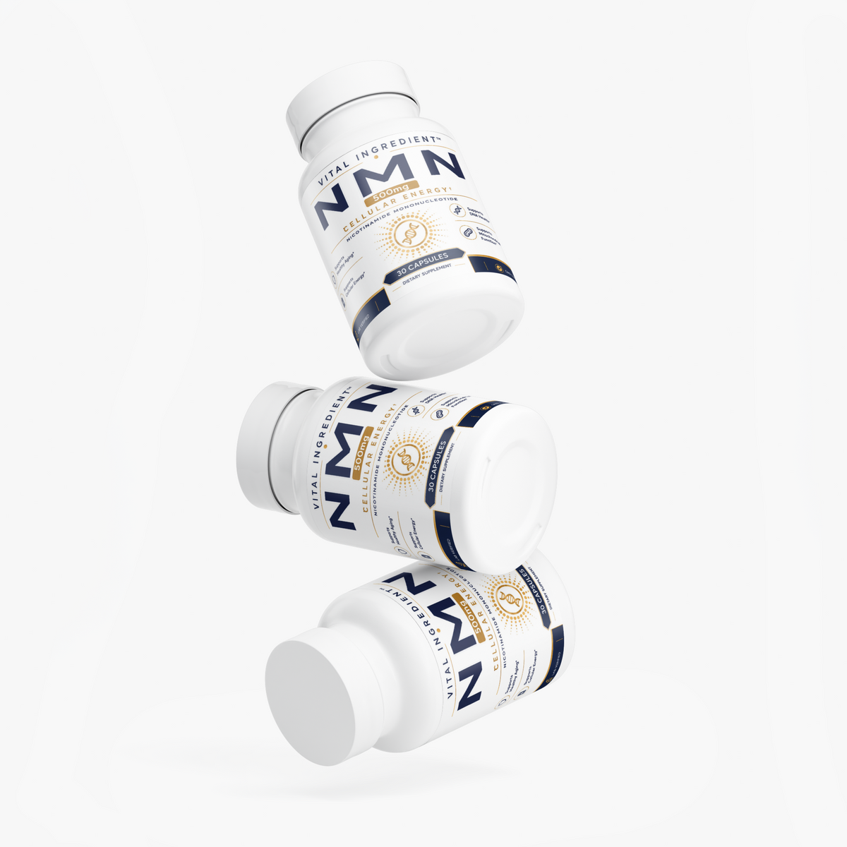 NMN 500mg Capsules | High-Purity NAD+ Precursor Supplement